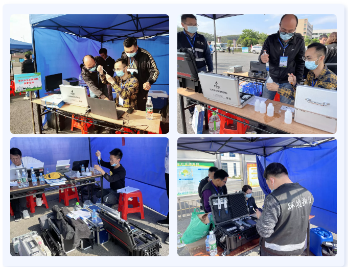 芬克快检助阵广东省各地环境应急大比武